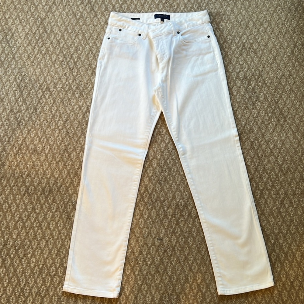 Talbots Signature petites crisp white denim